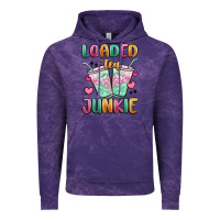Cloud Purple loaded tea junkie Vintage Hoodie - MaliasSmallBusiness