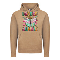 Vintage Coffee loaded tea junkie Vintage Hoodie - MaliasSmallBusiness