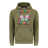 Vintage Olive loaded tea junkie Vintage Hoodie - MaliasSmallBusiness