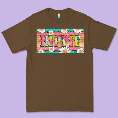 Hippie And Daisys License Plate Template Premium Tee Designed By Artiststas