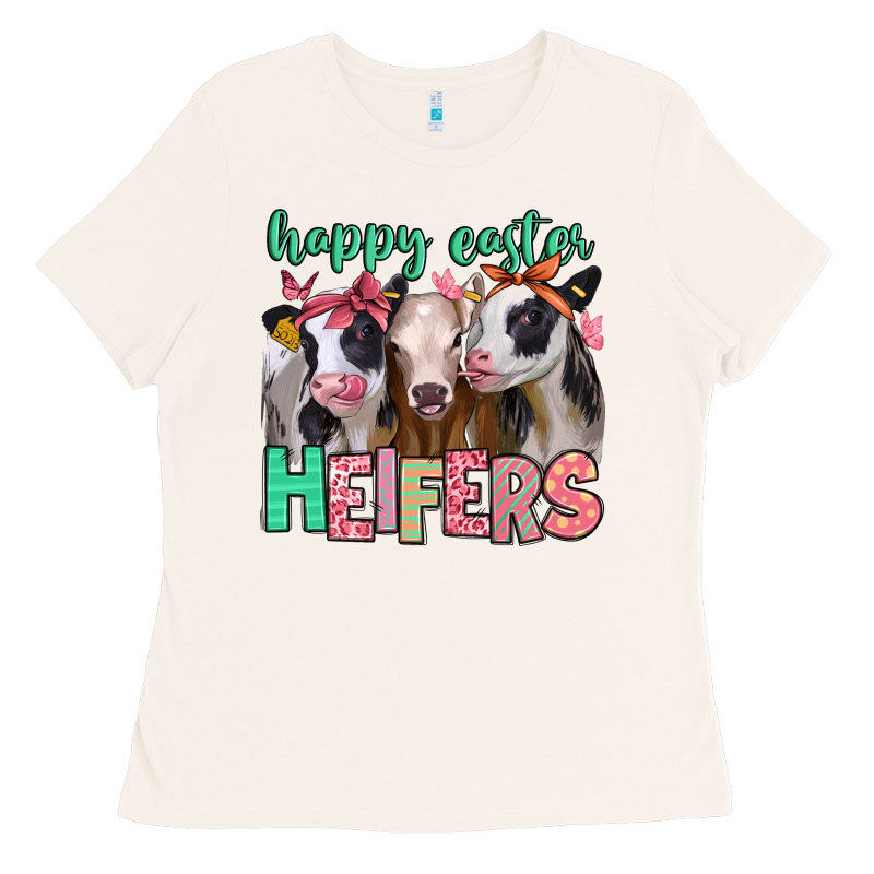 Happy Easter Heifers Ladies Tee by Jasminsmagicworld | Teevron