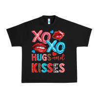Black xo xo hugs and kisses Urban Heavy Tee - NancyCooperArtShop