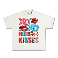 Pistachio xo xo hugs and kisses Urban Heavy Tee - NancyCooperArtShop