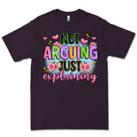 Plum not arguing just explaining Premium Tee - JahusDesignShop