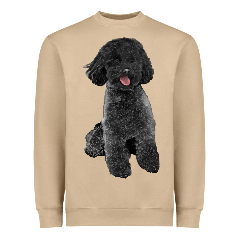 Black Poodles Dog Heavyweight Sweatshirt by LillyAllenDesigns | Teevron