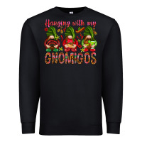 Black Hanging with my gnomigos Mexico Premium Sweatshirt - HowdyJamesFarm