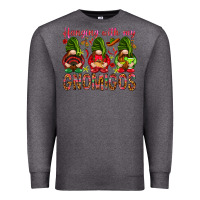 Charcoal Heather Hanging with my gnomigos Mexico Premium Sweatshirt - HowdyJamesFarm