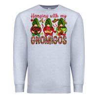 Heather Grey Hanging with my gnomigos Mexico Premium Sweatshirt - HowdyJamesFarm