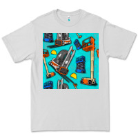 Dove Grey construction vehicles Premium Tee - BundleAndBundleShop