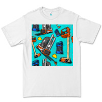 White construction vehicles Premium Tee - BundleAndBundleShop