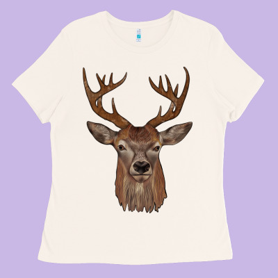 Deer Ladies Tee Designed By Jahusdesignshop