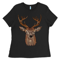 Black deer Ladies Tee - JahusDesignShop