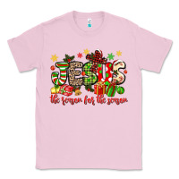 Bubblegum Pink jesus the reason for the season Classic Tee - MaliasSmallBusiness