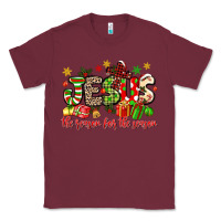 Burgundy jesus the reason for the season Classic Tee - MaliasSmallBusiness