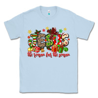 Dusty Blue jesus the reason for the season Classic Tee - MaliasSmallBusiness