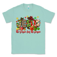Seafoam jesus the reason for the season Classic Tee - MaliasSmallBusiness