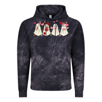 Cloud Black valentines day ghost Vintage Hoodie - MaliasSmallBusiness