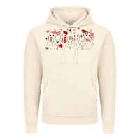 Vintage Artic valentines day ghost Vintage Hoodie - MaliasSmallBusiness