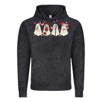 Vintage Black valentines day ghost Vintage Hoodie - MaliasSmallBusiness