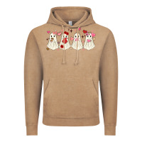 Vintage Coffee valentines day ghost Vintage Hoodie - MaliasSmallBusiness