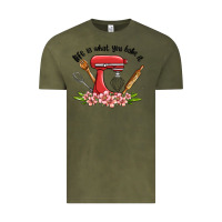 Vintage Olive life is what you bake it Vintage Tee - MaliasSmallBusiness