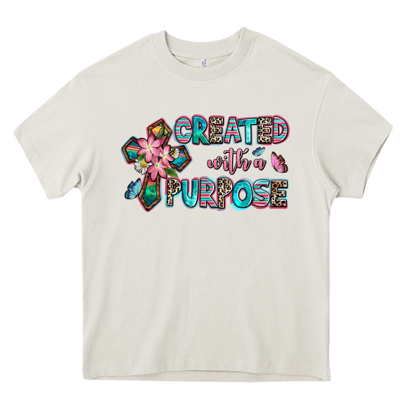 Created With A Purpose Heavy Core Tee by AdoDesignShop | Teevron