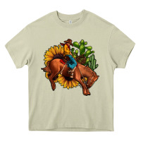 Mossy rodeo cowboy sunflower cactus Heavy Core Tee - JahusDesignShop