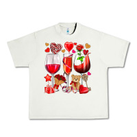 Pistachio valentines day wine glasses Urban Heavy Tee - NancyCooperArtShop
