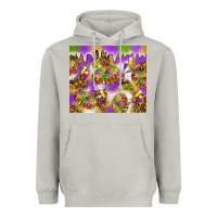 Moon Dust Mardi Gras with king cake tumbler Heavyweight Hoodie - HowdyJamesFarm