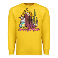 Lemon Happy Easter western Easter Day Premium Sweatshirt - CowGirlArtShop