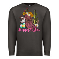 Smoke Happy Easter western Easter Day Premium Sweatshirt - CowGirlArtShop