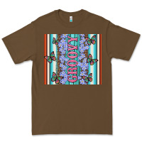 Cacao groovy with flowers and Butterflies Premium Tee - Artiststas