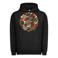 Pigment Black african fabric pattern round earrings 5 Urban Hoodie - BundleAndBundleShop