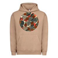 Pigment Burro african fabric pattern round earrings 5 Urban Hoodie - BundleAndBundleShop