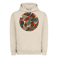 Pigment French Oak african fabric pattern round earrings 5 Urban Hoodie - BundleAndBundleShop