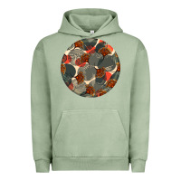 Pigment Oil Green african fabric pattern round earrings 5 Urban Hoodie - BundleAndBundleShop