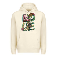 Sandshell Love boots horseshoe Premium Hoodie - HowdyJamesFarm