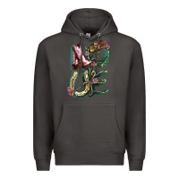 Smoke Love boots horseshoe Premium Hoodie - HowdyJamesFarm