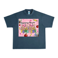 Midnight Navy teachers teach them love them grow Urban Heavy Tee - MaliasSmallBusiness