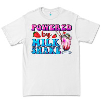 White powered by milkshake Premium Tee - AdoDesignShop