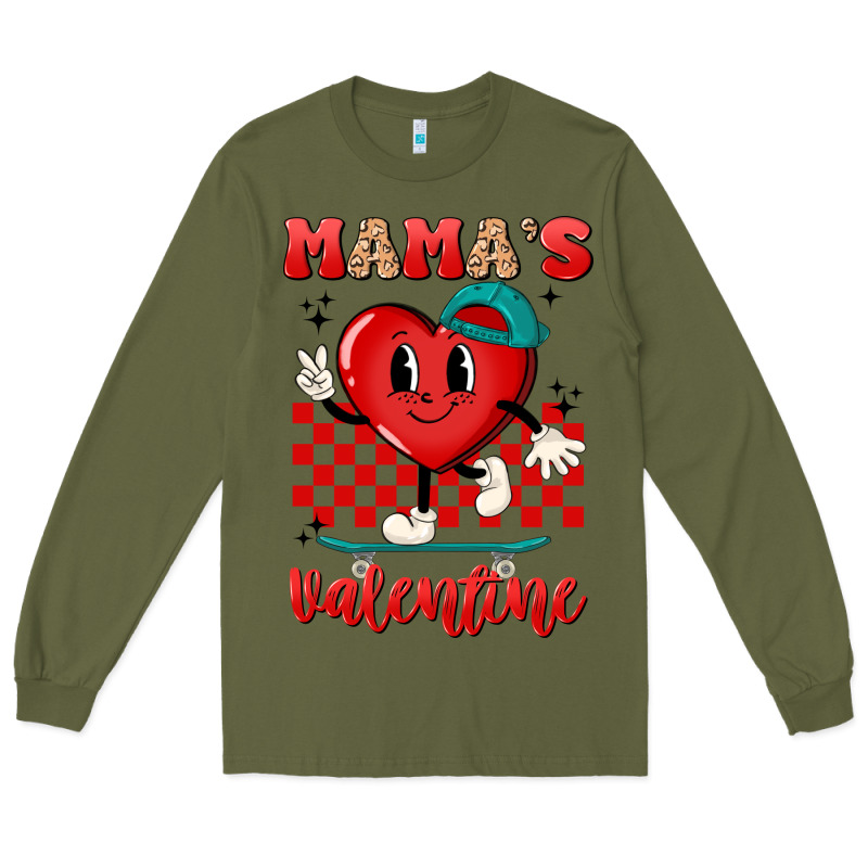 Skater Heart Valentines Day Art Long Sleeve Tee by LillyAllenDesigns | Teevron