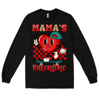 Black skater heart valentines day art Long Sleeve Tee - LillyAllenDesigns