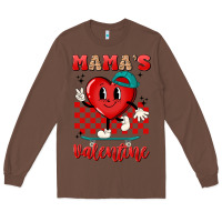 Chestnut skater heart valentines day art Long Sleeve Tee - LillyAllenDesigns