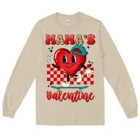 Mushroom skater heart valentines day art Long Sleeve Tee - LillyAllenDesigns