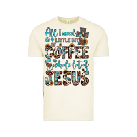 Vintage Arctic all i need is a little bit of coffee and o whole lot of jesus Vintage Tee - JahusDesignShop