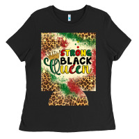 Strong Black Queen 12 Oz Can Cooler (regular) Ladies Tee | Teevron
