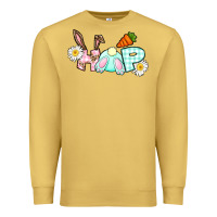 Antique Gold Hop bunny Easter Day Premium Sweatshirt - CowGirlArtShop