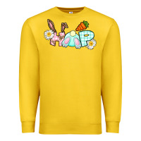Lemon Hop bunny Easter Day Premium Sweatshirt - CowGirlArtShop