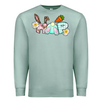 Seafoam Hop bunny Easter Day Premium Sweatshirt - CowGirlArtShop