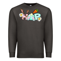 Hop Bunny Easter Day Premium Sweatshirt | Teevron